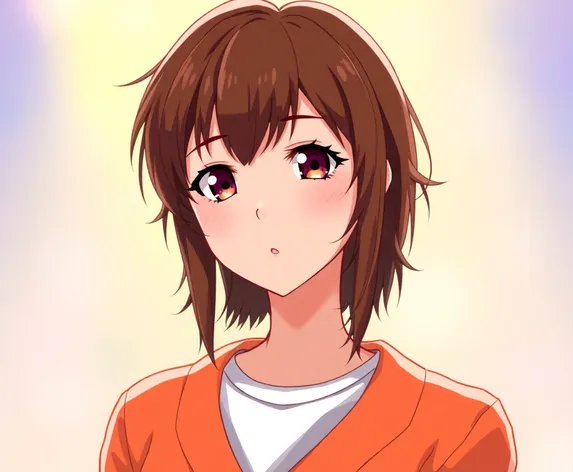 brown hair anime pfp