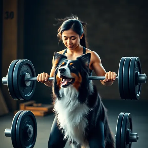 asian woman deadlifting with