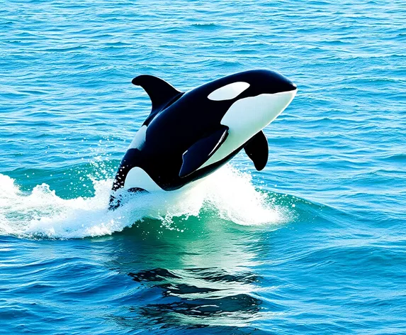 orca jumping out of