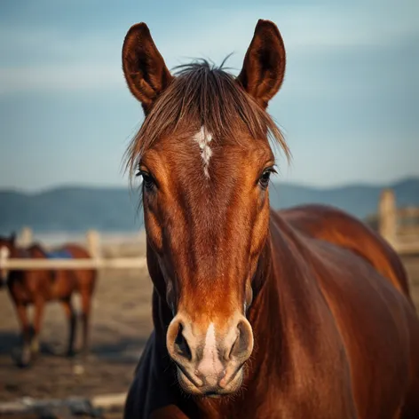 brownish horse