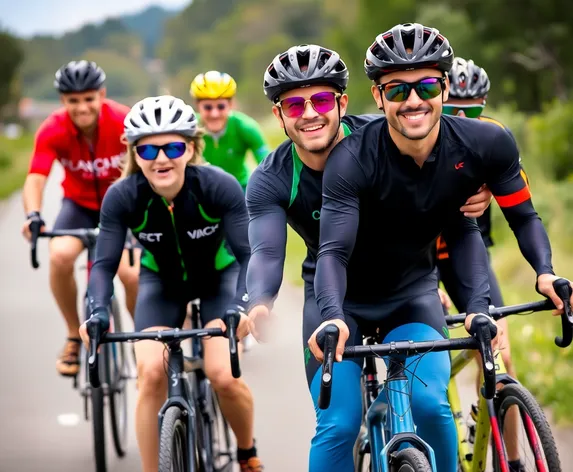 un peloton de cycliste