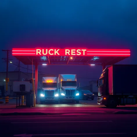 truck rest stop