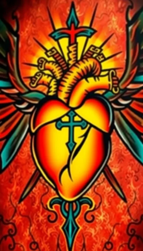 sacred heart tattoo meaning