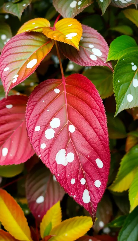 white spots on leaves