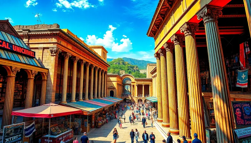 ancient greek marketplace