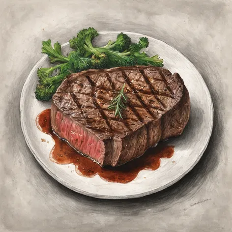 steak drawing