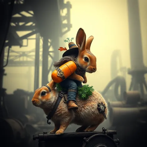 steam punk with carrot