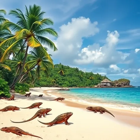 iguana island