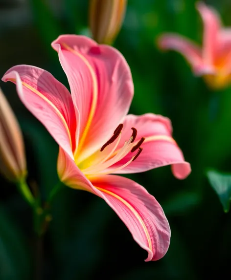 pink lily flower