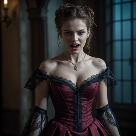 Sexy hot Female vampire