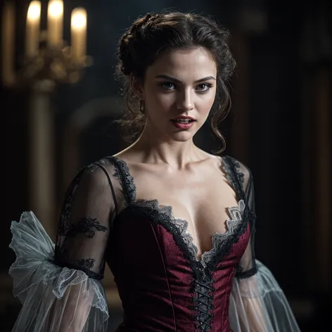 Sexy hot Female vampire