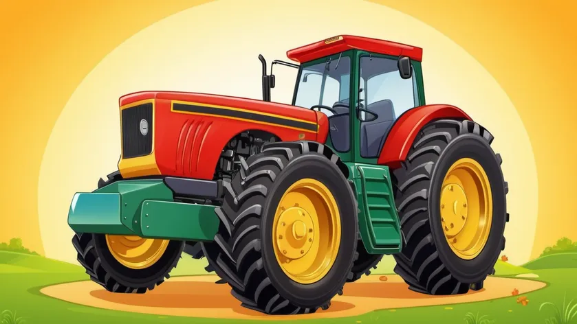 tractor cartoon