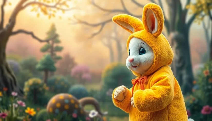 yellow rabbit costume