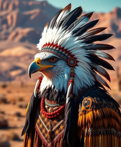 native american eagle drawing