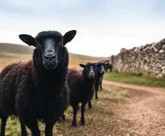 black valais sheep