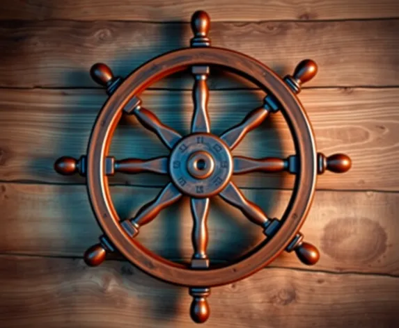 ship wheel decor