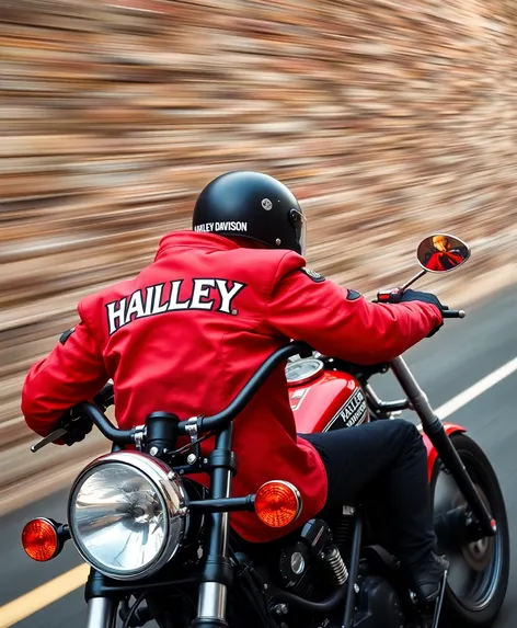 harley davidson red jacket