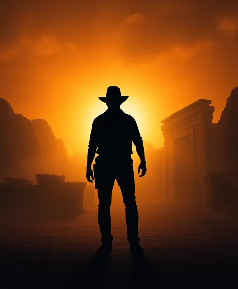 indiana jones silhouette