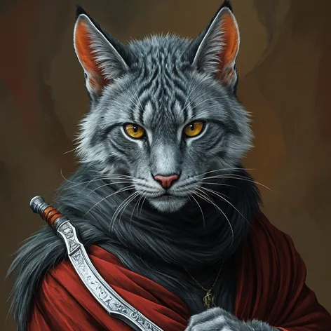 male tabaxi monk grey