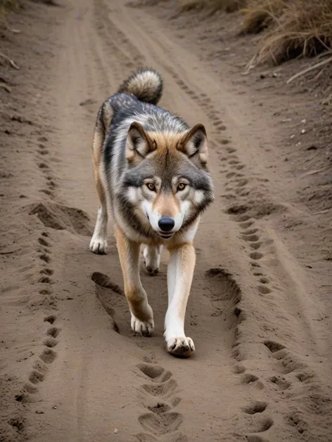 wolf tracks