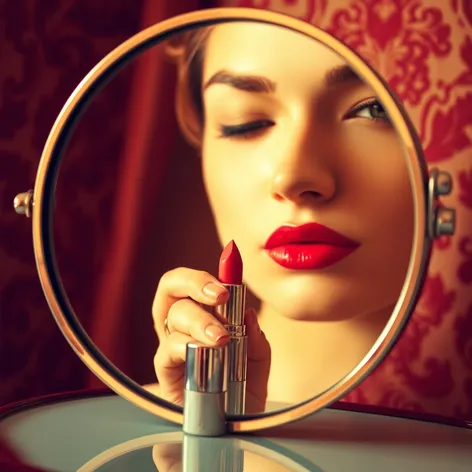 lipstick mirror