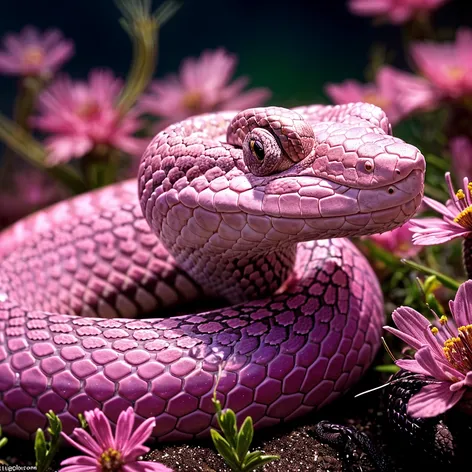 pink hognose snake