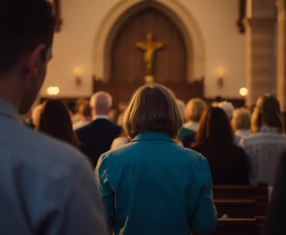 people praying