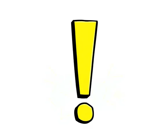 attention exclamation mark clipart