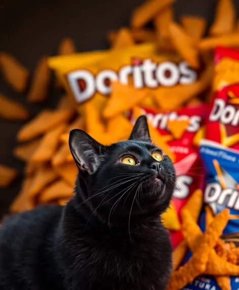 black cat doritos