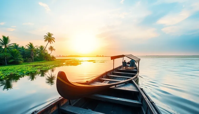 kerala backwaters boat rowing