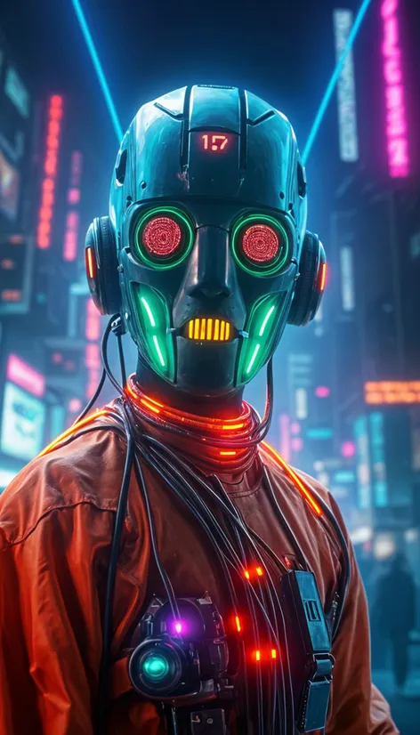 futuristic cyber preacher ai