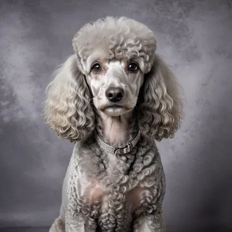 silver poodle