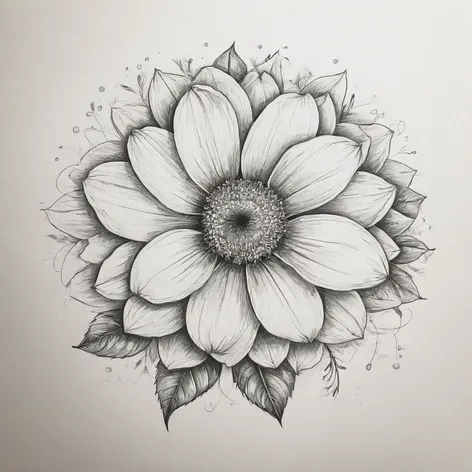 cartoon flower drawing