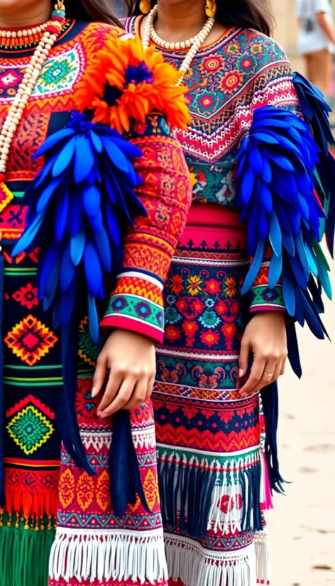 traditional aztec women's clothing