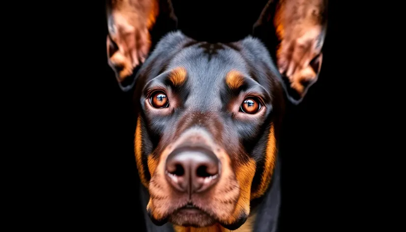 doberman cropped ears