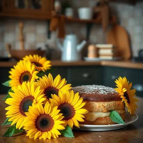 sunflower cake