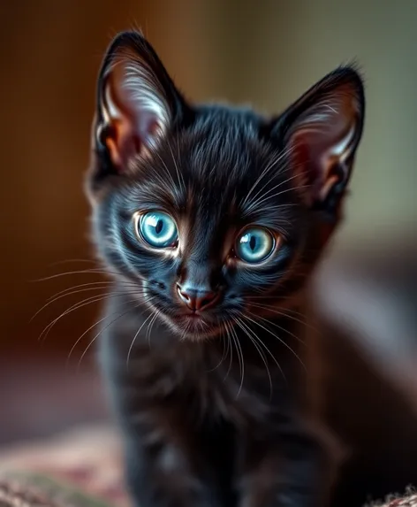 siamese black kitten