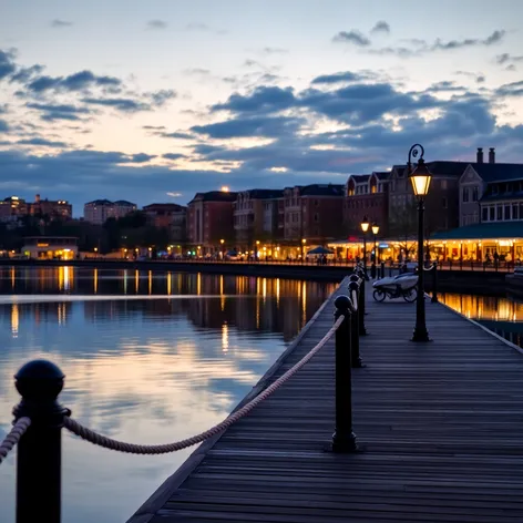 boardwalk on town lake