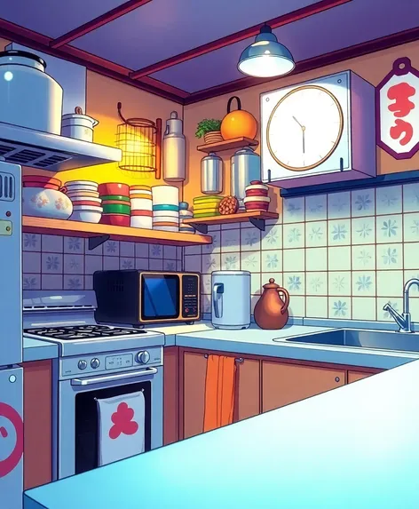 kitchen anime background