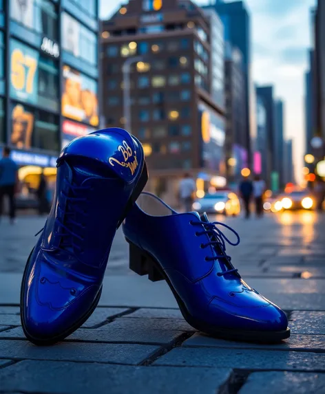 shoes with royal blue