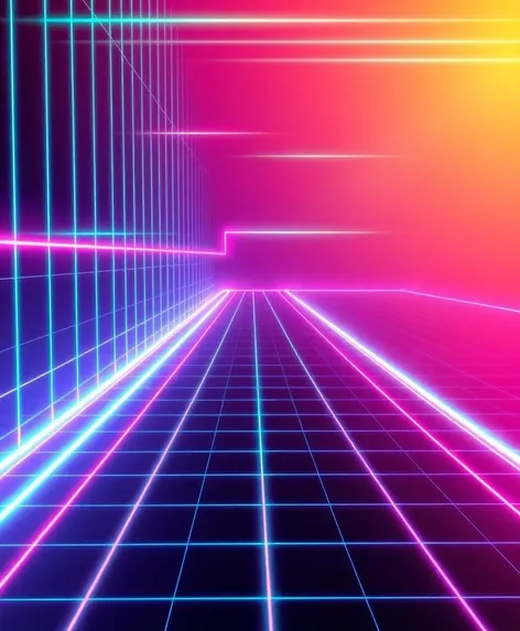 hd wallpaper retrowave grid