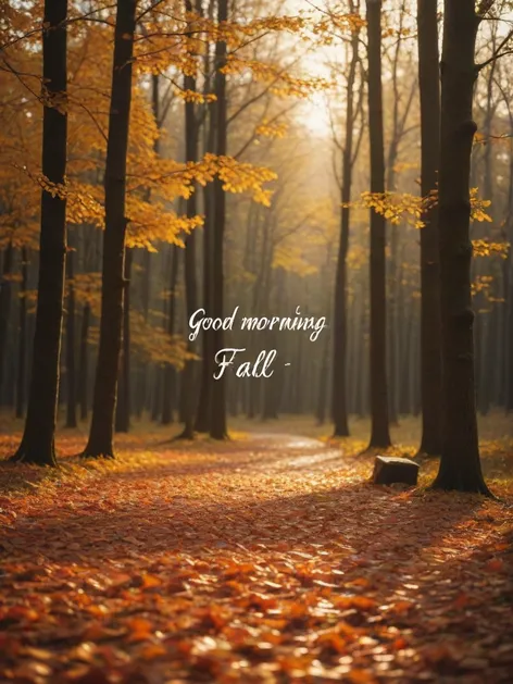 good morning fall