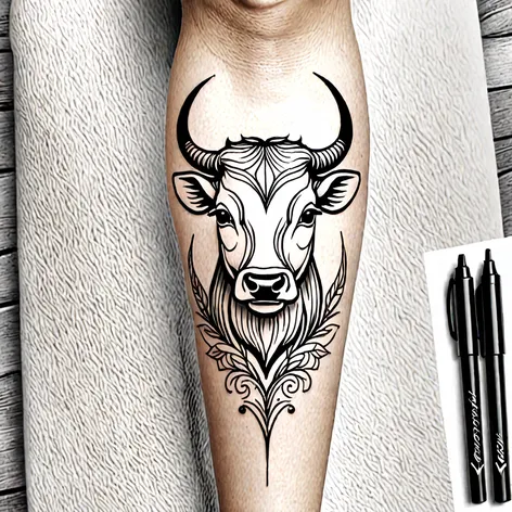 calf tattoos