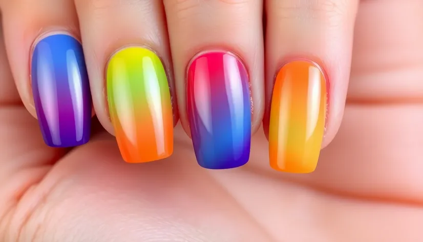 gradient nails