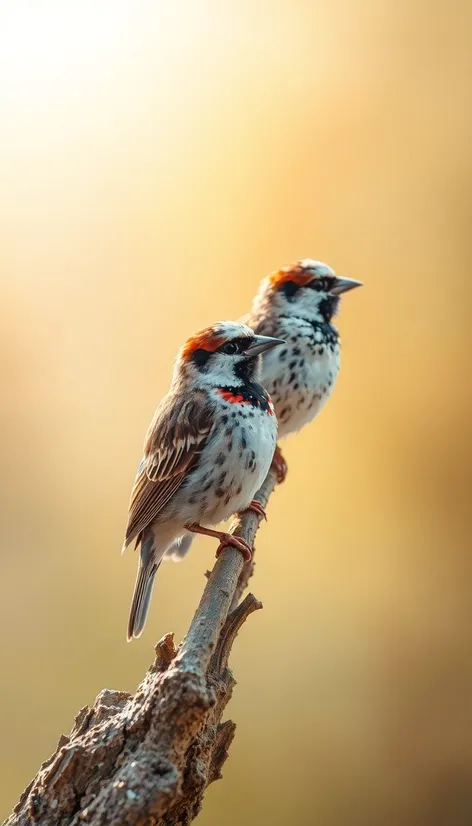 two sparrows