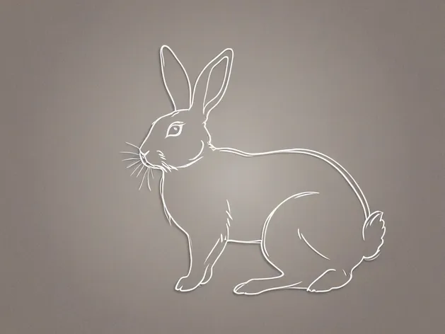 rabbit outline