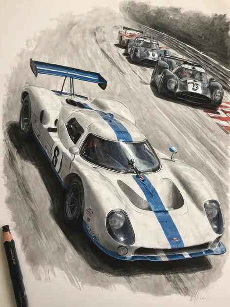 race car drawing