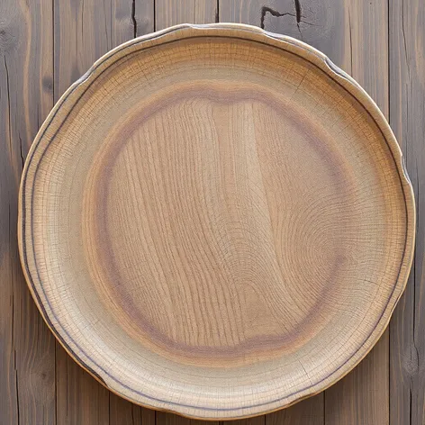 wooden plate