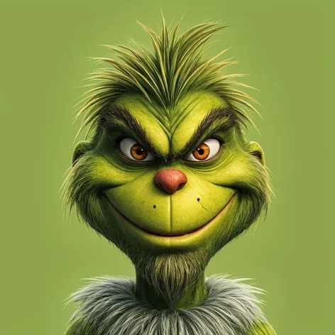 Create the grinch face