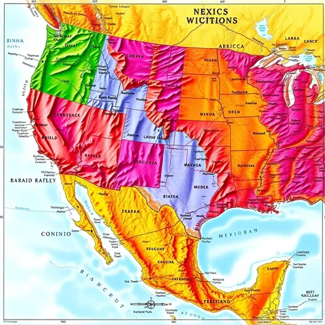 us mexico map